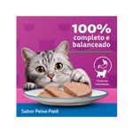 Alimento Úmido Patê Whiskas Lata para Gatos Adultos Peixe