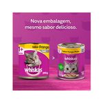Alimento Úmido Patê Whiskas Lata para Gatos Adultos Frango