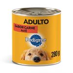 Alimento Úmido Patê Pedigree Lata para Cães Adultos Carne