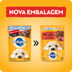 Alimento Úmido para Cães Pedigree Filhote Carne