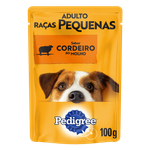 Alimento Úmido Sachê Pedigree Cães Adultos Raças Pequenas Cordeiro