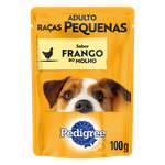 Alimento Úmido Sachê Pedigree Cães Adultos Raças Pequenas Frango
