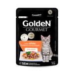 Alimento Úmido Golden Gourmet Gatos Adulto Sabor Atum 70g