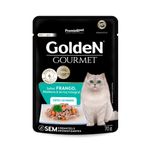 Alimento Úmido  Golden Gourmet Gatos Adulto Sabor Frango Castrados 70g