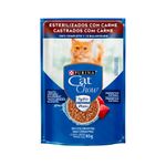 Alimento Úmido Sachê Cat Chow Castrados Carne 85g Nestlé Purina