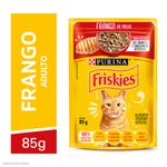 Alimento Úmido Sachê Friskies Gatos Frango ao Molho 85g Nestlé Purina