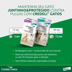 Antipulgas Credeli Gatos de 2,1kg a 8,0kg Elanco 48mg 1 Comprimido