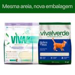 Areia Higiênica Viva Verde Grãos Finos para Gatos - 4kg