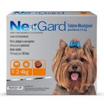Antipulgas e Carrapatos NexGard Cães 2 a 4kg