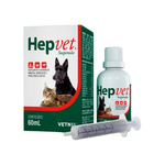 Hepvet Suspensão Suplemento Cães e Gatos Vetnil 60ml