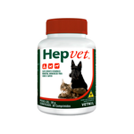 Hepvet Suplemento Cães e Gatos Vetnil 30 Comprimidos