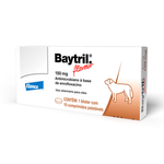 Baytril Flavour Antibiótico Enrofloxacino 150 mg 10 Comprimidos