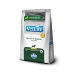 Ração Vet Life Natural Obesity e Diabetic Cães Mini 