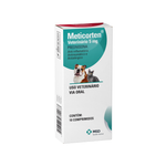 Meticorten 5 mg Anti-inflamatório Cães e Gatos MSD 10 comprimidos