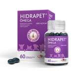 Hidrapet Ômega Suplemento Alimentar para Cães e Gatos Agener União 60 Cápsulas