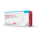 Cardisure 1,25mg Dechra para Cães 80 comprimidos