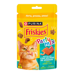 Petisco Friskies Gatos Adultos Party Mix Camarão, Salmão e Atum 40g Nestlé Purina