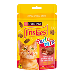 Petisco Friskies Gatos Adultos Party Mix Cordeiro, Carne Suína e Carne 40g Nestlé Purina