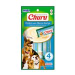 Petisco Churu Frango com Queijo para Cães 56 g