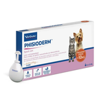 Phisioderm Spot On Cães e Gatos até 10kg 2ml Virbac 6 Pipetas