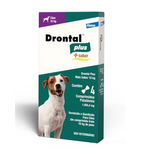 Vermífugo Drontal Plus  Carne Cães 10kg 4 comprimidos Elanco