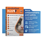 Antipulgas Revolution Plus para Gatos de 2,6 kg a 5 kg 