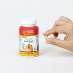 Ômega 3 Dog Suplemento Vitamínico Organnact  500mg 45g 90 Cápsulas