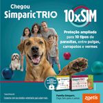Simparic TRIO 3mg  Para Cães Com 1,25 a 2,5kg Zoetis - Embalagem com 3 comprimidos 