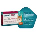 Simparic TRIO 24mg Para Cães Com 10,1 a 20kg Zoetis - Embalagem com 3 comprimidos 