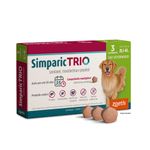 Simparic TRIO 48mg Para Cães Com 20,1 a 40kg Zoetis - Embalagem com 3 comprimidos