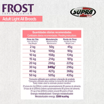 Ração Frost Light Cães Adultos Acima do Peso, Idosos e Castrados 15kg Supra