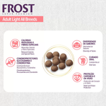 Ração Frost Light Cães Adultos Acima do Peso, Idosos e Castrados 15kg Supra