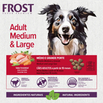 Ração Frost Adult Medium & Large Cães Adultos de Médio e Grande Porte 15kg Supra