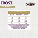 Ração Frost Senior Mini & Small Cães Adultos 7+ de Mini e Pequeno Porte 10,1kg Supra