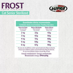 Ração Frost Cat Senior Sterilized Gatos Adultos 7+ e/ou Castrados 7,5kg Supra
