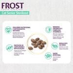 Ração Frost Cat Senior Sterilized Gatos Adultos 7+ e/ou Castrados 7,5kg Supra