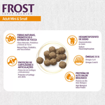 Ração Frost Adult Mini & Small Cães Adultos de Mini e Pequeno Porte 2,5kg Supra