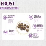Ração Frost Cat Indoor Sterilized Gatos Adultos e/ou Castrados 1,5kg Supra