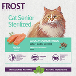 Ração Frost Cat Senior Sterilized Gatos Adultos 7+ e/ou Castrados 1,5kg Supra