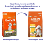 Ração Golden Formula Cães Adultos Pequeno Porte Peru e Arroz 3kg