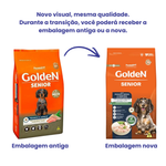 Ração Golden Fórmula Cães Sênior Pequeno Porte Frango e Arroz 3kg