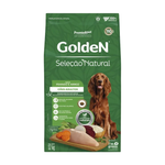 Ração Golden Seleção Natural Cães Adultos Frango e Arroz 12kg