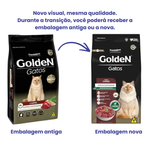 Ração Golden Gatos Adultos Castrados Carne 1kg