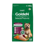 Ração Golden Seleção Natural Cães Sênior Porte Pequeno Frango e Arroz 3kg