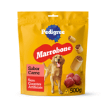 Biscoito Pedigree Biscrok Marrobone para Cães Adultos Sabor Carne 500g