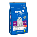 Ração Premier Ambientes Internos Gatos Adultos Pelos Longos Salmão 1,5kg