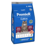 Ração Premier Ambientes Internos Gatos Adultos Pelos Longos Frango 7,5kg