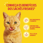 Alimento Úmido Sachê Friskies Gatos Adultos Megamix ao Molho 85g Nestlé Purina