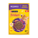 Alimento Úmido Sachê Friskies Gatos Adultos Megamix ao Molho 85g Nestlé Purina