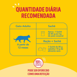 Alimento Úmido Sachê Friskies Gatos Adultos Mar de Sabores ao Molho 85g Nestlé Purina
